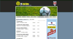Desktop Screenshot of fk.kostalov.cz